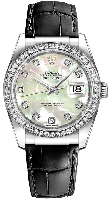 ROLEX Datejust 36 Mother Of Pearl Dial Watch 116189 Image 1