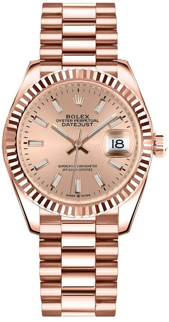 ROLEX Datejust 31 Fluted Bezel President Bracelet Women'S Watch 278275-0037 Image 1 ROLEX Datejust 31 Fluted Bezel President Bracelet Women'S Watch 278275-0037 Image 1