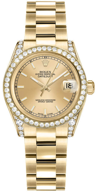 ROLEX Datejust 31 Diamond Bezel Watch 178158-0088 Image 1