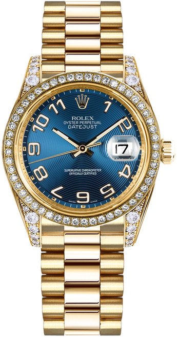 ROLEX Datejust 31 Blue Diamond Women'S Watch 178158 Image 1