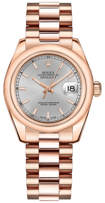 ROLEX Datejust 31 Silver Dial Watch 178245F-0014 Image 1