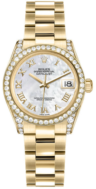 ROLEX Datejust 31 Roman Numeral Dial Watch 178158-0090 Image 1