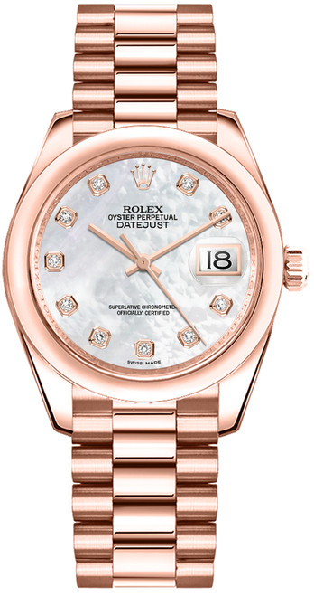 ROLEX Datejust 31 Mother Of Pearl Diamond Dial Watch 178245F-0026 Image 1