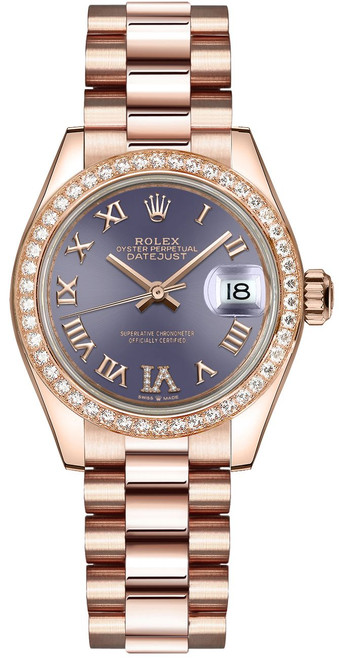 ROLEX Datejust 31 Aubergine Dial Diamond Vi Women'S Watch 278285Rbr-0023 Image 1