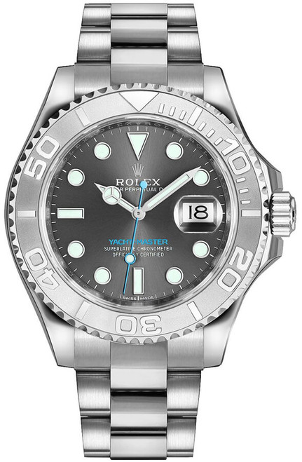 ROLEX Yacht-Master 40 Dark Rhodium Dial Men'S Watch 116622-0003 Image 1