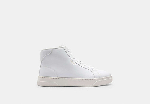 スニーカー Coach White leather High Line sneakers (CW971 OPTICWHITE) Amazon.com | COACH Men's High Line Low TOP Sneaker, Optic
