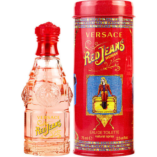 VERSACE Red Jeans Eau De Toilette Spray 2.5 Oz Image 1