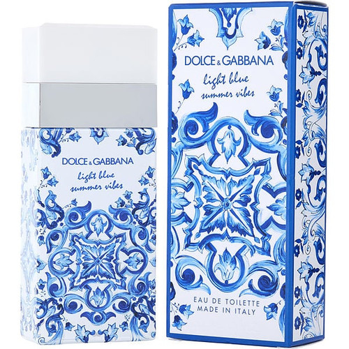 DOLCE & GABBANA D & G Light Blue Summer Vibes Eau De Toilette Spray 1.6 Oz Image 1