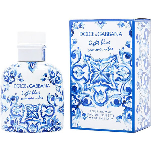 DOLCE & GABBANA D & G Light Blue Summer Vibes Eau De Toilette Spray 2.5 Oz Image 1 DOLCE & GABBANA D & G Light Blue Summer Vibes Eau De Toilette Spray 2.5 Oz Image 1