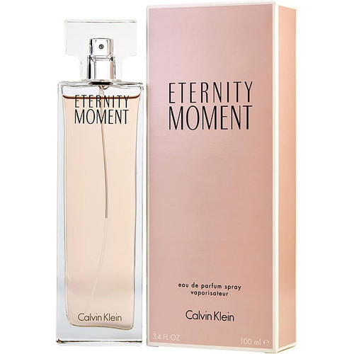 CALVIN KLEIN Eternity Moment Eau De Parfum Spray 3.4 Oz Image 1