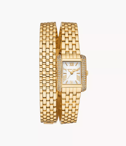 MICHAEL KORS Emery Three-Hand Gold-Tone Stainless Steel Watch Mk4833 Image 1