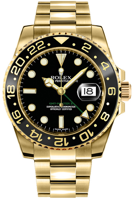 ROLEX Gmt-Master Ii Gold Men'S Watch 116718Ln-0001 Image 1
