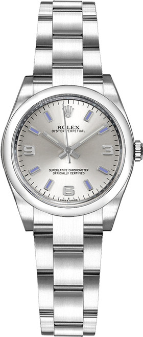 ROLEX Oyster Perpetual 26 Domed Bezel Oyster Bracelet Ladies Watch 176200 Image 1