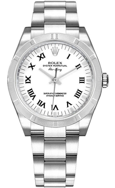 ROLEX Oyster Perpetual Air King 34Mm Steel Women'S Watch 114210 Image 1