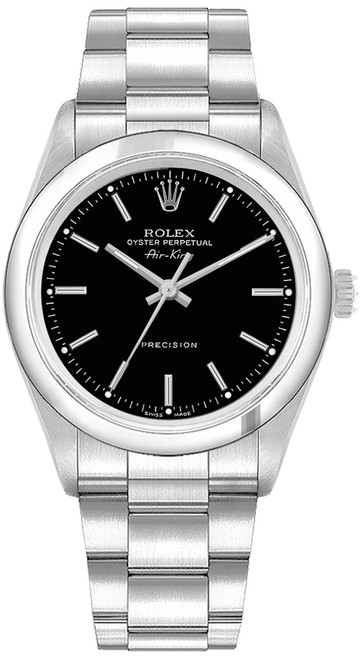 ROLEX Oyster Perpetual 34 Air King Automatic Oyster Bracelet Unisex Watch 14000 Image 1