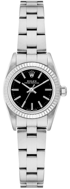 ROLEX Oyster Perpetual 26 Stainless Steel Oyster Bracelet Women'S Watch 67194 Image 1
