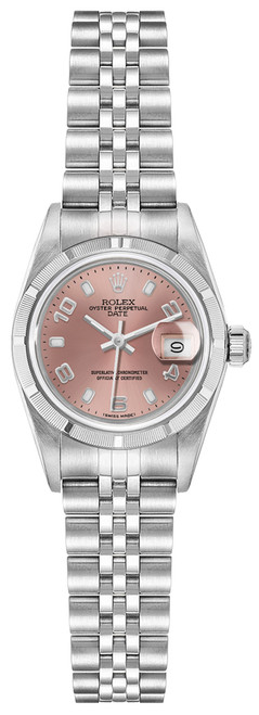 ROLEX Oyster Perpetual 26 Date Stainless Steel Women'S Watch 69190 Image 1