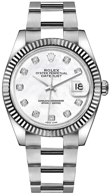 ROLEX Datejust 41 Diamond Men'S Diamond Watch 126334-0019 Image 1