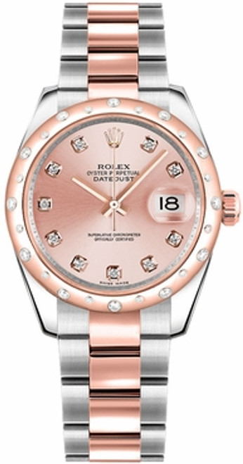ROLEX Datejust 31 Pink Diamond Dial Watch 178341-0017 Image 1
