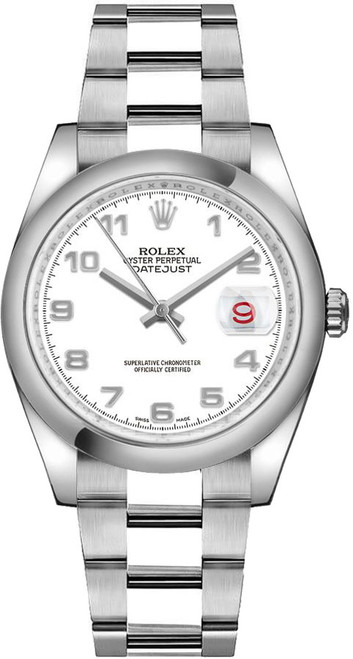 ROLEX Datejust 36 White Dial Automatic Watch 116200 Image 1