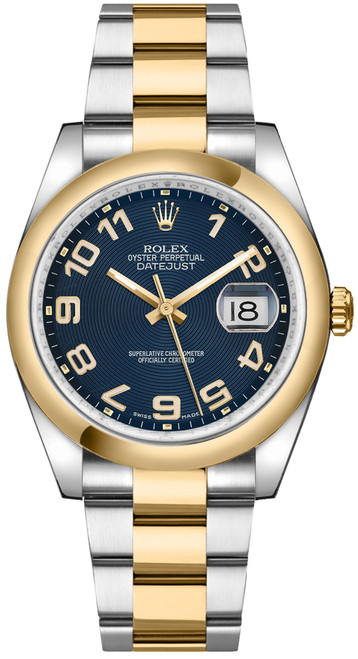 ROLEX Datejust 36 Blue Dial Oyster Bracelet Watch 116203 Image 1 ROLEX Datejust 36 Blue Dial Oyster Bracelet Watch 116203 Image 1