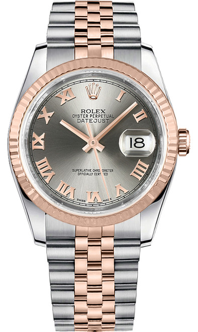 ROLEX Datejust 36 Gold & Steel Watch 116231-0087 Image 1