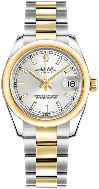 ROLEX Datejust 31 Gold & Steel Watch 178243-0016 Image 1