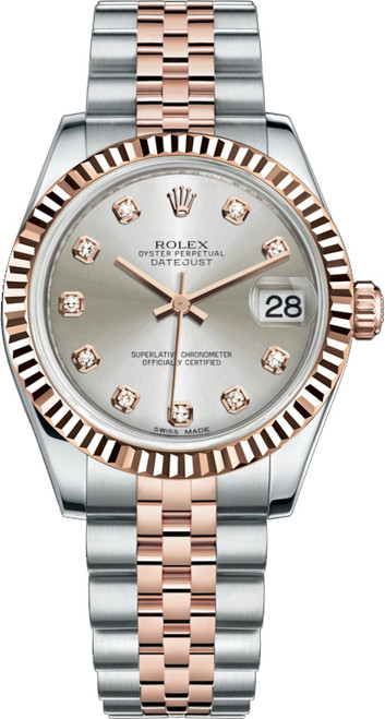 ROLEX Datejust 31 Silver Dial Watch 178271-0030 Image 1