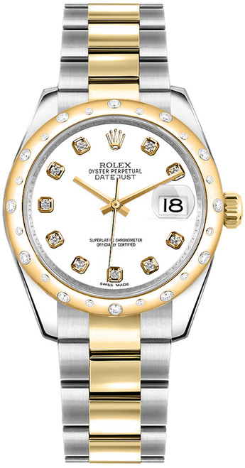 ROLEX Datejust 31 White Diamond Dial Watch 178343 Image 1