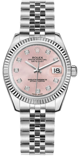 ROLEX Datejust 31 Pink Diamond Dial Watch 178274-0022 Image 1