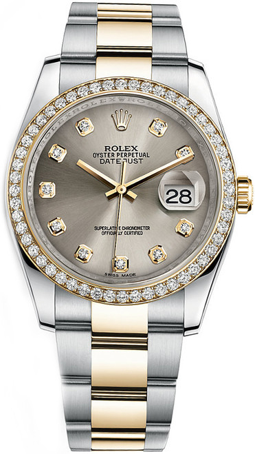 ROLEX Datejust 36 Steel & Gold Watch 116243-0013 Image 1