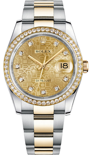 ROLEX Datejust 36 Steel & Yellow Gold Oyster Bracelet Watch 116243 Image 1