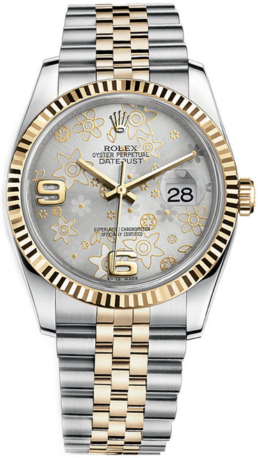 ROLEX Datejust 36 Silver Dial Watch 116233-0215 Image 1
