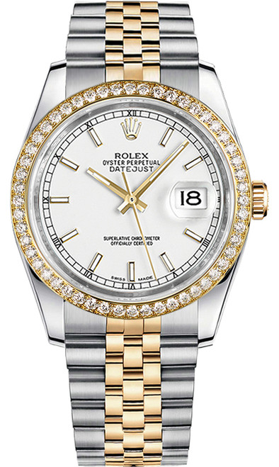 ROLEX Datejust 36 White Dial Jubilee Bracelet Watch 116243-0063 Image 1
