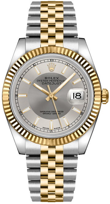 ROLEX Datejust 36 Steel & Silver Dial Watch 116233 Image 1