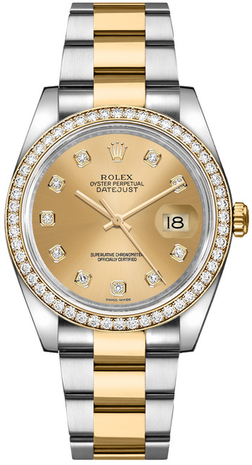 ROLEX Datejust 36 Yellow Gold & Oystersteel Oyster Bracelet Watch 116243 Image 1