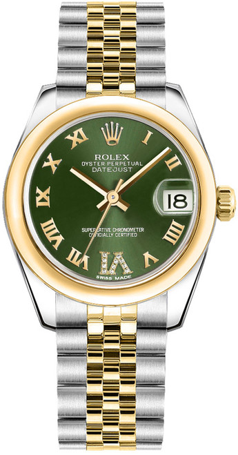 ROLEX Datejust 31 Green Dial Women'S Watch 178243-0079 Image 1