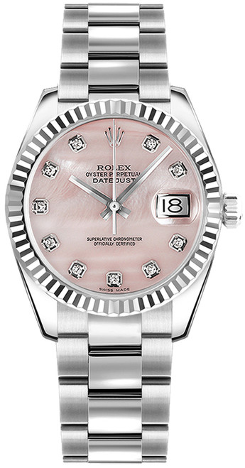ROLEX Datejust 31 Pink Mother Of Pearl Women'S Watch 178274-0040 Image 1