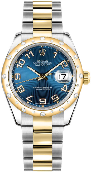 ROLEX Datejust 31 Blue Dial Oyster Bracelet Watch 178343 Image 1
