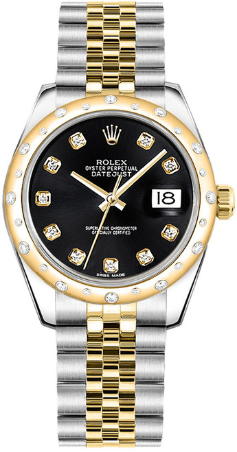 ROLEX Datejust 31 Black Dial Jubilee Bracelet Women'S 178343-0024 Image 1