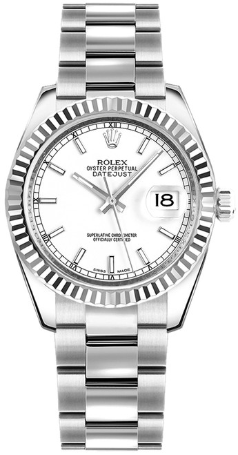 ROLEX Datejust 31 White Dial Oyster Bracelet Watch 178274-0024 Image 1
