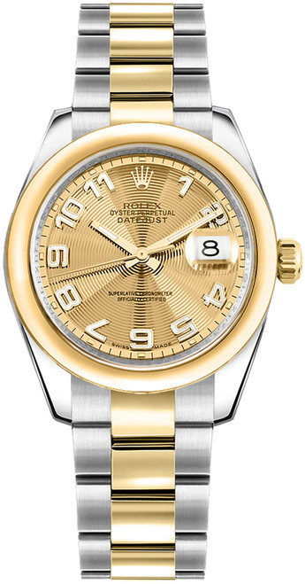 ROLEX Datejust 31 Champagne Dial Watch 178243 Image 1
