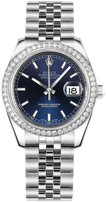 ROLEX Datejust 31 Blue Dial Watch 178384-0029 Image 1