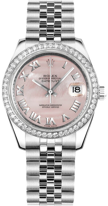ROLEX Datejust 31 Diamond Bezel Jubilee Bracelet Women'S Watch 178384-0028 Image 1