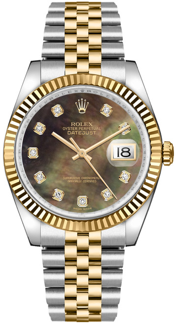 ROLEX Datejust 36 Diamond Luxury Watch 116233-0212 Image 1