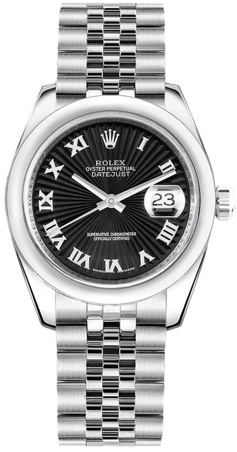 ROLEX Datejust 31 Black Dial Luxury Watch 178240 Image 1 ROLEX Datejust 31 Black Dial Luxury Watch 178240 Image 1