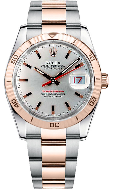 ROLEX Datejust 36 Everose Gold & Steel Luxury Watch 116261 Image 1