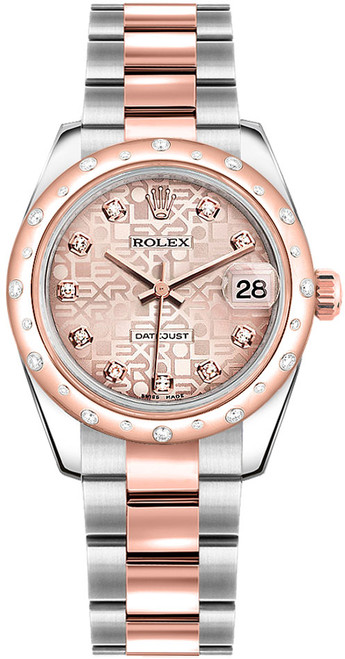 ROLEX Datejust 31 Automatic Pink Diamond Jubilee Watch 178341-0035 Image 1