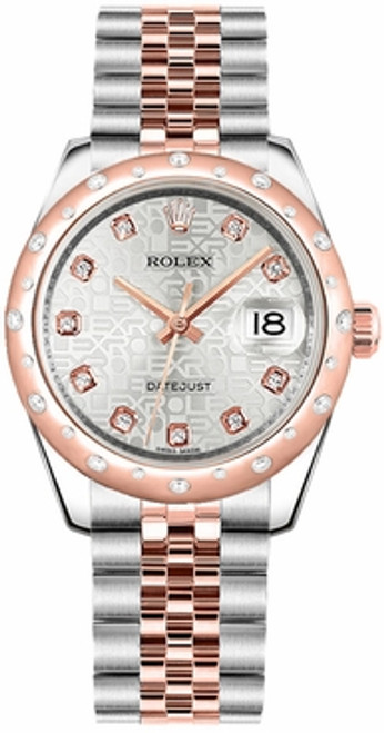ROLEX Datejust 31 Silver Jubilee Diamond Two Tone Watch 178341-0045 Image 1