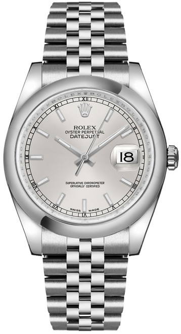 ROLEX Datejust 36 Silver Jubilee Bracelet Watch 116200-0084 Image 1